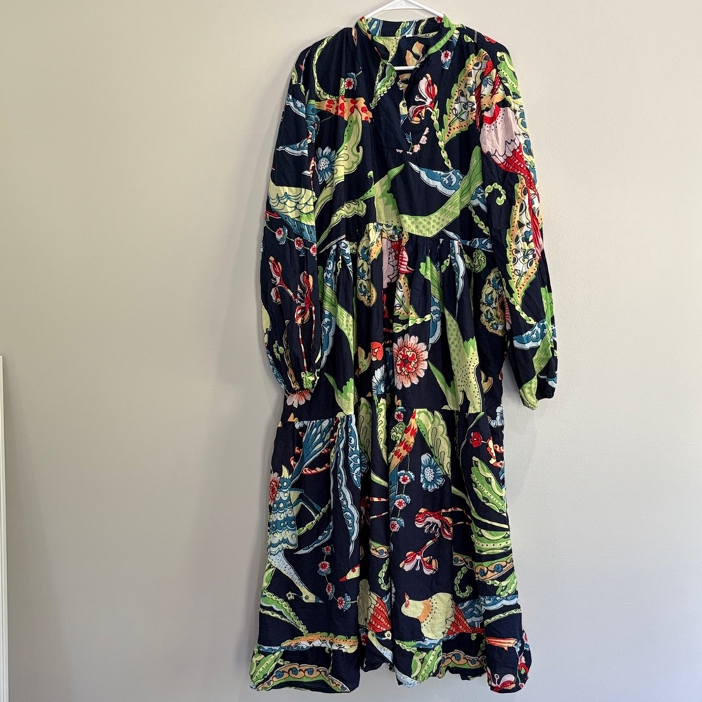 Source Unknown Multicolor Long Sleeve Dress